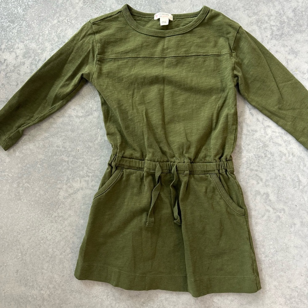 Crewcuts army green dress